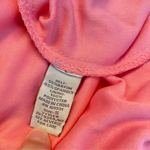 Charlotte Russe pink cap sleeve dress with button detailing, size Small - Picture 12 of 13